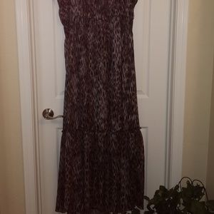 Strapless, bandeau-type dress